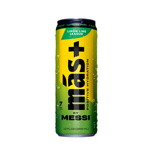 MAS+ BY MESSI LEMON AND LIME LEAGUE 355ML