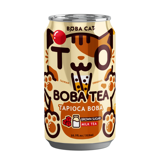 BOBA CAT BROWN SUGAR MILK TEA 315ML